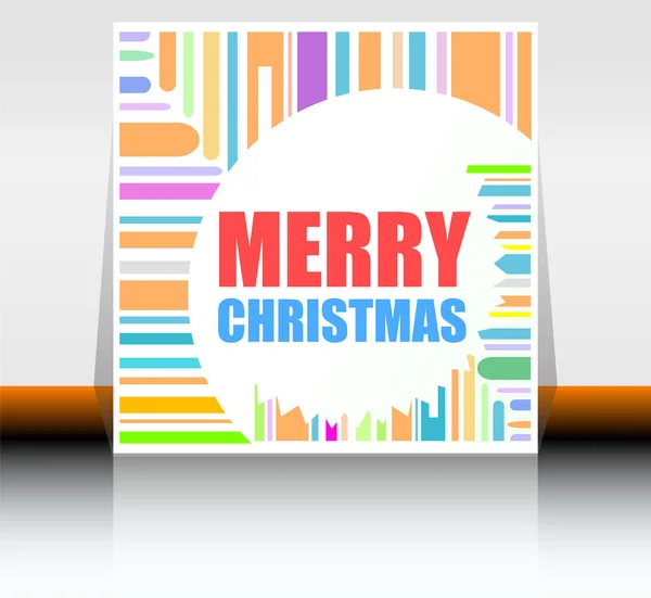 Classic Holiday Lettering Series. Feliz Natal e Feliz Ano Novo cartão de felicitações — Fotografia de Stock