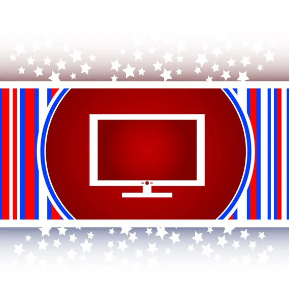 Lap-top ή την οθόνη σύνδεσης web κουμπί εικονίδιο — Φωτογραφία Αρχείου
