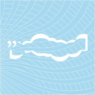 arka plan. Tırnak işareti konuşma balonu. Tırnak işareti simgesi