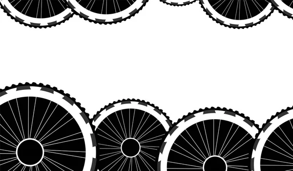 Bike wheels background pattern. Pattern of bicycle wheels. — Stock Photo, Image