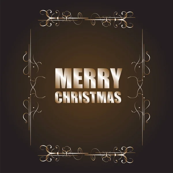 ビンテージ クリスマス カード グランジ効果 — ストック写真