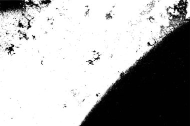 kirli paslı doku, desen arka plan. Siyah ve beyaz