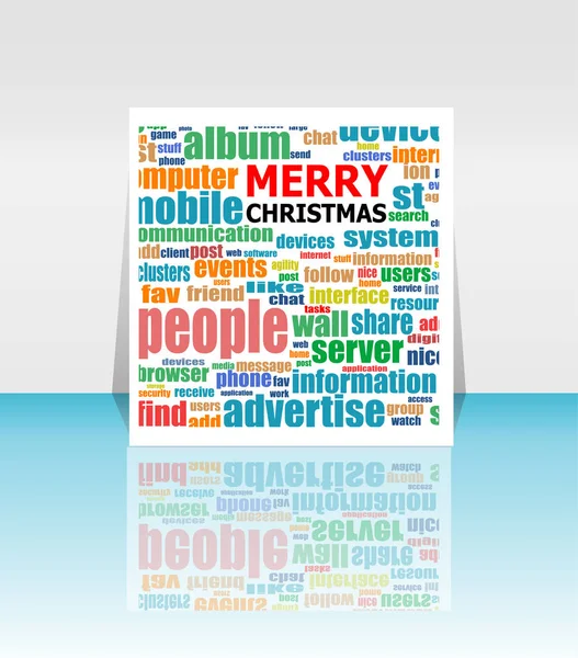 Feliz Natal - elemento de design xmas único. Excelente elemento de design para cartões de felicitações, banners e folhetos. Feliz Ano Novo — Fotografia de Stock