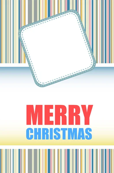 Καλά Χριστούγεννα και Ευτυχισμένο το νέο έτος γράμματα ευχετήρια κάρτα. — Φωτογραφία Αρχείου