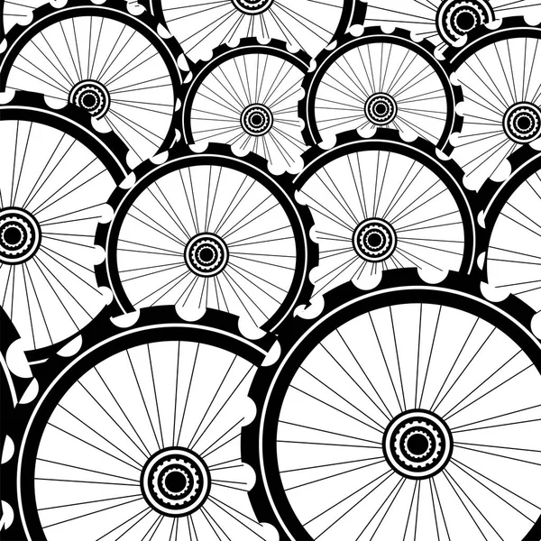 Roue de vélo, motif de fond de roues de vélo — Photo