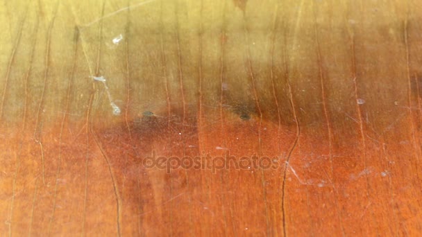 Textura de madera vieja real Fondo vintage. Disparo de alta definición con deslizador motorizado . — Vídeos de Stock