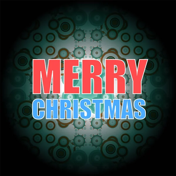 Hermoso diseño de texto de Feliz Navidad sobre fondo abstracto . — Foto de Stock