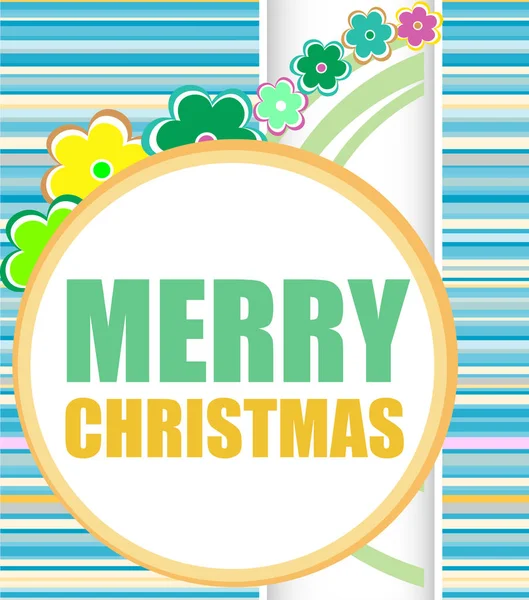 Buon Natale e felice anno nuovo lettering biglietto di auguri . — Foto Stock