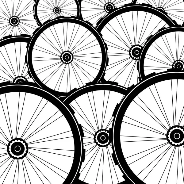 Roue de vélo, motif de fond de roues de vélo — Photo