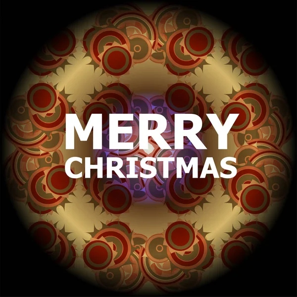 Beautiful text design of Merry Christmas on abstract background. — Stock Photo, Image