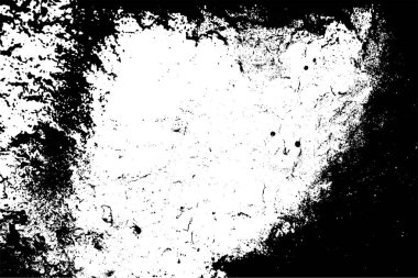 kirli paslı doku, desen arka plan. Siyah ve beyaz