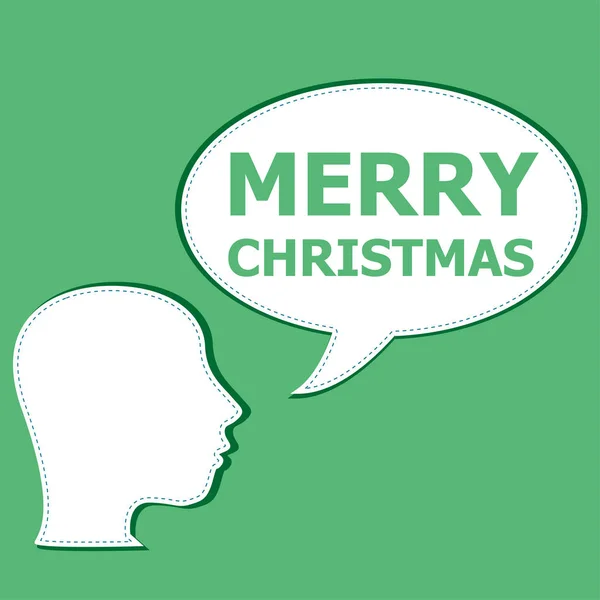 Merry Christmas - unique xmas design element. Great design element for congratulation cards, banners and flyers. Happy new year — Stock Photo, Image