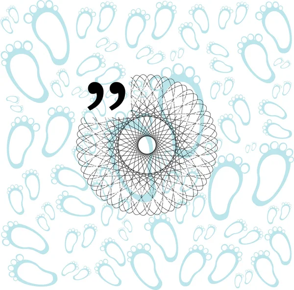 Citaat Mark Speech Bubble. Citaat teken icoon. Abstracte achtergrond. — Stockfoto