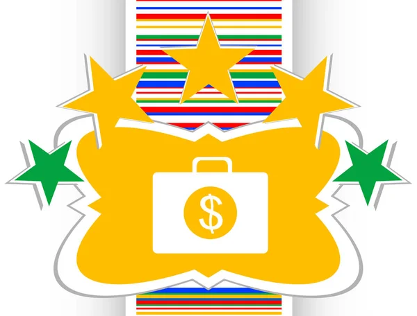 미국 달러 웹 광택 아이콘, 버튼 표시 — 스톡 사진