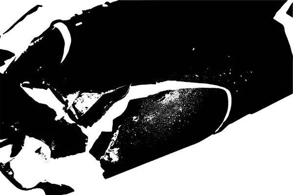 抽象的黑色和白色背景，老式 grunge 纹理图案 — 图库照片