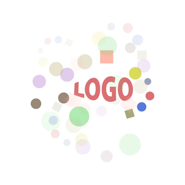 Signe logo abstrait isolé sur blanc — Photo