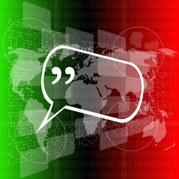  Alıntı Mark Konuşma Balonu. Alıntı işareti simgesi. Soyut arkaplan.