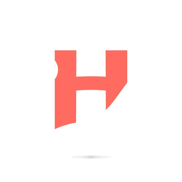 Letter H logo icon design template elements — Stock Photo, Image