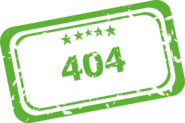 404 error Rubber Stamp over a white background — Stock Photo, Image