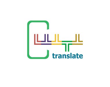 Metni çevirme. Eğitim kavramı. Soyut amblemi, tasarım konsepti, öğe şablonu için.