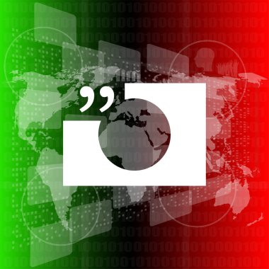  Alıntı Mark Konuşma Balonu. Alıntı işareti simgesi. Soyut arkaplan.