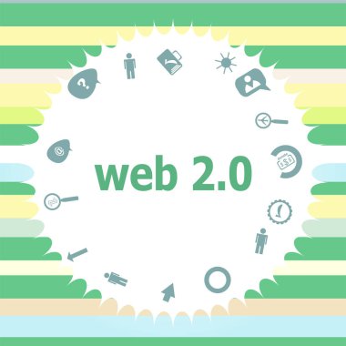 Web metin. Web tasarım konsepti. Infographics Icon set. Matematik, grafikler, posta ve benzeri simgeleri.
