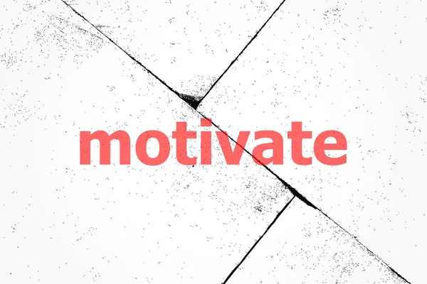 Text Motivate. Business concept . Closeup of rough textured grunge background — Stock Photo, Image