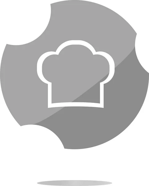 Chef hat sign icon. Cooking symbol. Cooks hat — Stock Photo, Image