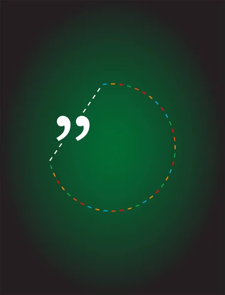 Zitat Mark Speech Bubble. Zitat-Zeichen-Symbol. Abstrakter Hintergrund. — Stockfoto