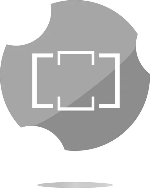 Bouton web icône dossier avec carte isolée sur blanc — Photo