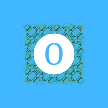 Basit ve zarif çiçek monogram tasarım şablonu, zarif lineart logo tasarımı