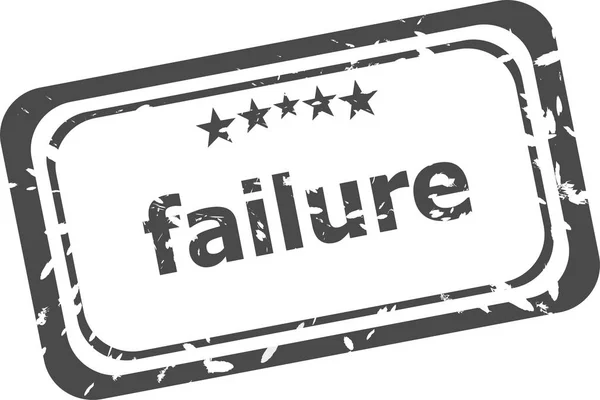 Failure grunge stamp text isolated on white background — Stock Photo, Image