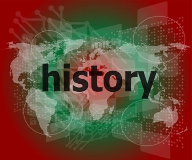 Zaman kavramı: dijital arkaplanda geçmiş