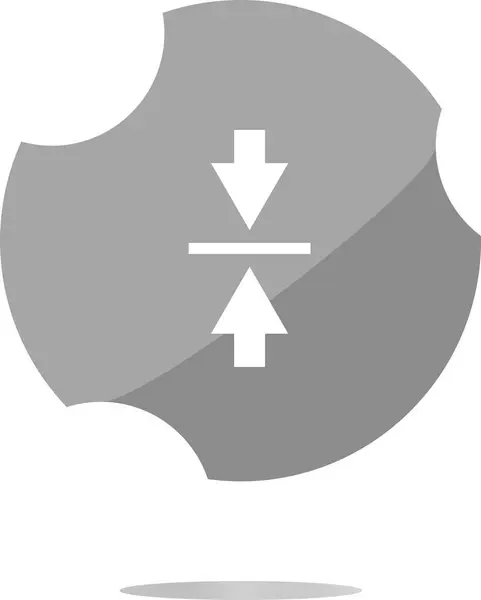 Muspekaren underteckna ikonen. Pekarsymbol. Modern UI webbplats knapp — Stockfoto
