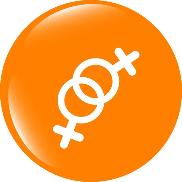 Sex Web Hochglanz Symbol Isoliert Auf Weiß — Stockfoto