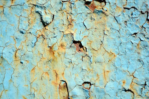 Metal Blue Grunge Old Rusty Scratched Surface Texture — Stock Photo, Image