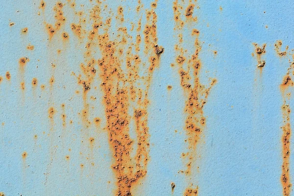 金属青いグランジ古いさびた傷表面のテクスチャ — ストック写真
