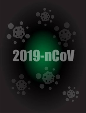 Covid-19 Coronavirus 2019-ncov. Pandemik tıbbi konsept. Koronavirüsü imzalayın..