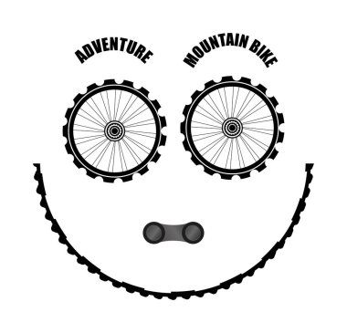 Bisiklet ikonu. Bisiklet mi? Beyaz arka planda izole edilmiş bisiklet tekerlekleri için imza. Bisiklet konsepti. Grafik tasarım, logo, web sitesi, sosyal medya, UI, mobil uygulama için modaya uygun düz stil