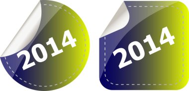 2014 etiket düğmesi seti, iş etiketi