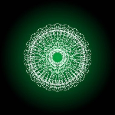 Diploma ya da sertifika için soyut lonca unsurları. soyut mandala