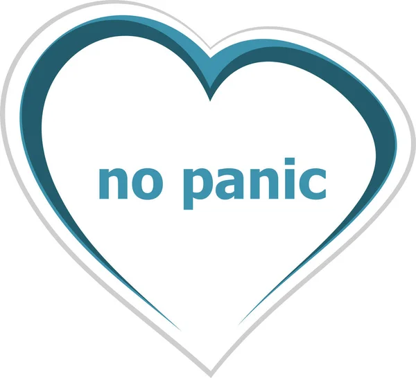 Text Panic Social Concept Love Heart Icon Button Web Services — Stock Photo, Image