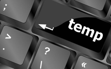 Bilgisayar klavyesi - anahtar sıcaklığı, kapat