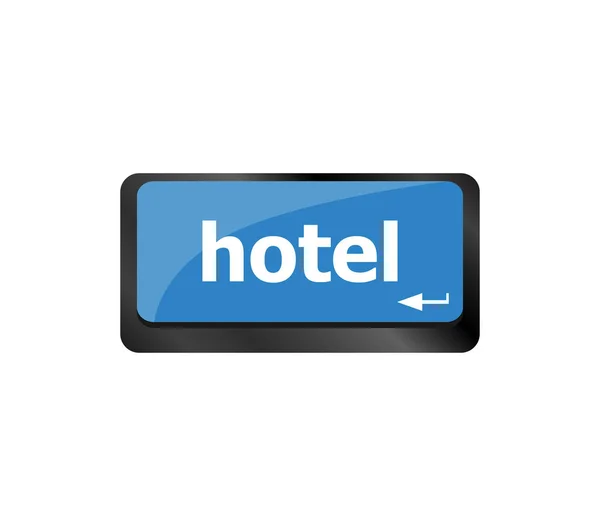 Chiave Dell Hotel Posto Entrare Chiave Concetto Business — Foto Stock