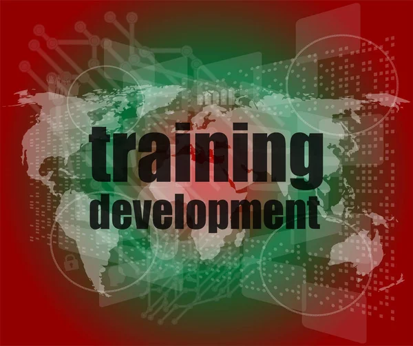 Education Learn Concept Training Development Digital Screen — Stock Photo, Image