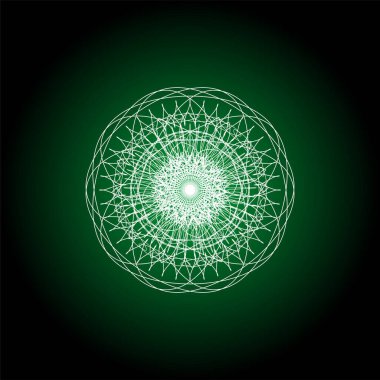 Tasarım şablonları için Mandala geriiloche spirografik unsurları sertifika, kupon, banka kartı ve davetiye filigranlarını gösterir