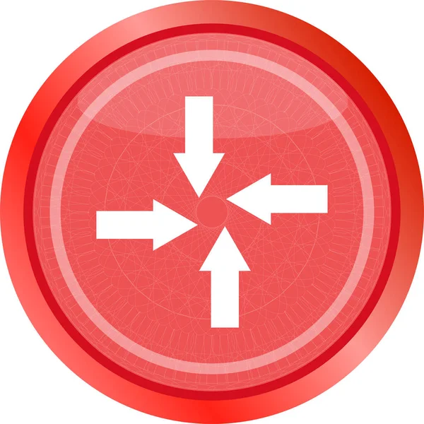 Flecha Establecida Botón Icono Web Signo Estilo Plano Moda Aislado —  Fotos de Stock