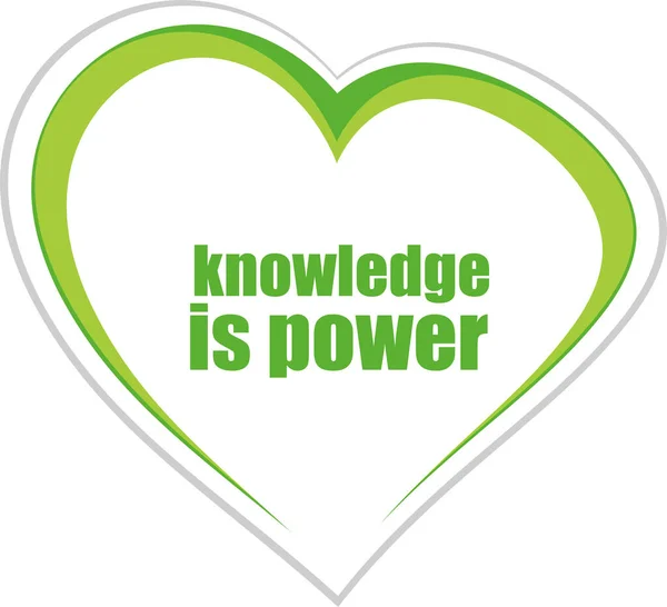 Образование Обучение Концепции Text Knowledge Power Кнопка Сердце Любви Веб — стоковое фото