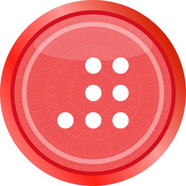 web düğmesini (simge) boş beyaz soyut daireler üzerinde beyaz izole