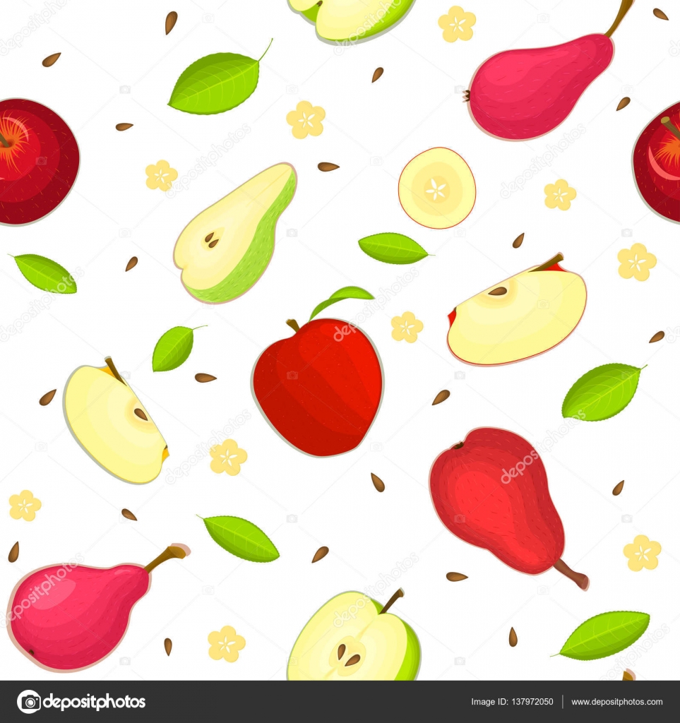 Frutta fresca vettoriale illustrazione per la stampa su tessuto disegno tessile — Vettoriali di A Y N